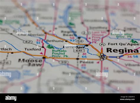 Map Of Lumsden Saskatchewan
