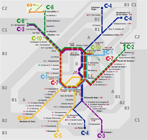 map of madrid train stations