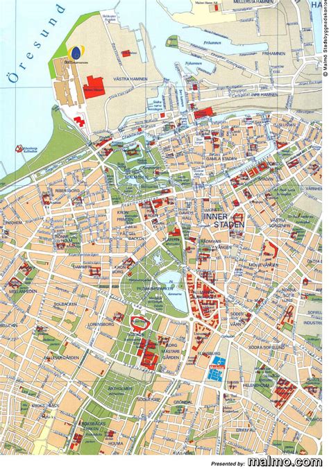 map of malmo sweden