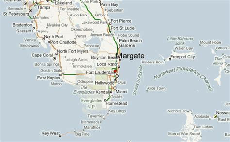 map of margate florida area