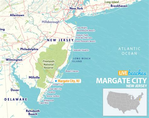 map of margate nj
