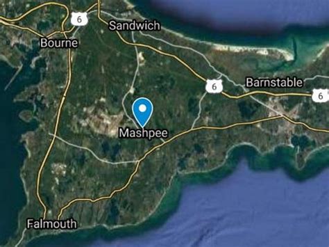 Map Of Mashpee Cape Cod