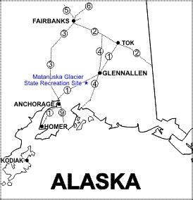 map of matanuska glacier