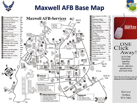 map of maxwell afb