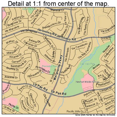 map of mission viejo streets