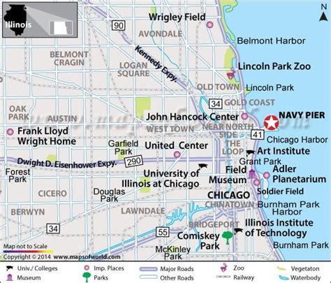 map of navy pier chicago