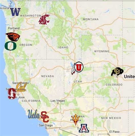 map of ncaa conferences 2024