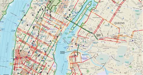map of new york city bike lanes