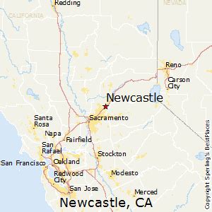 map of newcastle california