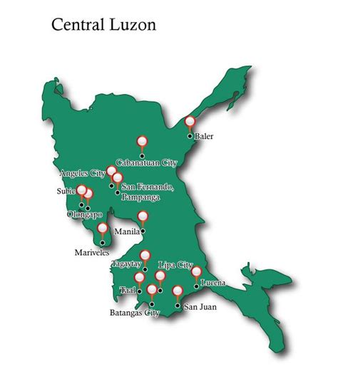 map of northern and central luzon