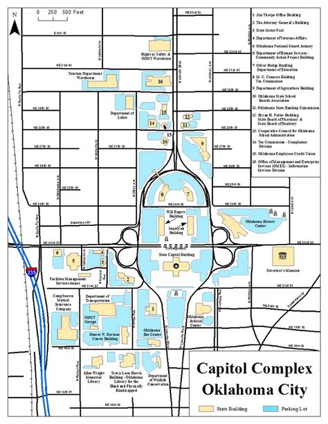 map of oklahoma state capitol