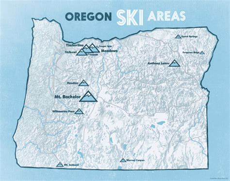 Map Of Oregon Ski Resorts