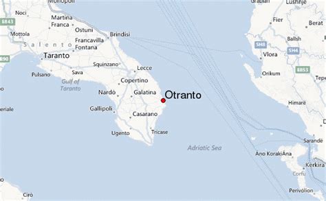 map of otranto italy