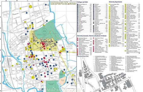 map of oxford campus