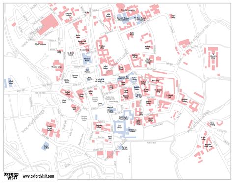 map of oxford colleges pdf
