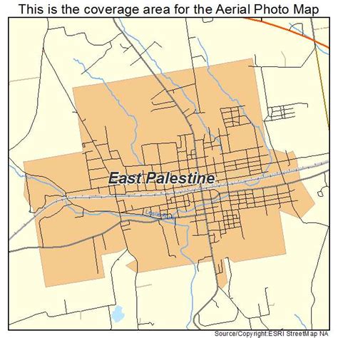map of palestine ohio