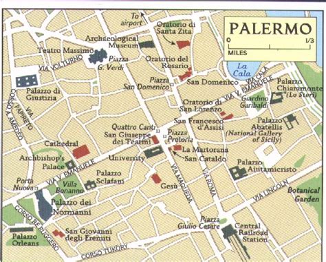 Map Of Palmero Printable