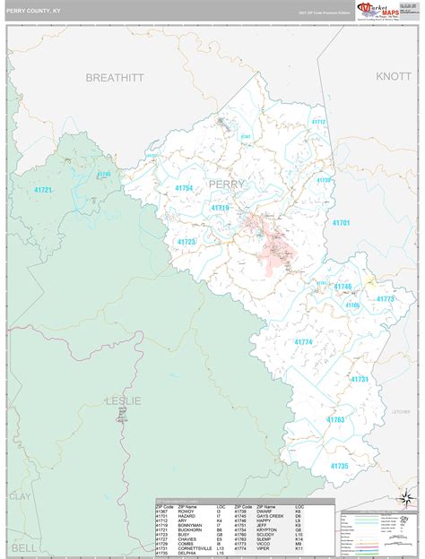 Map Of Perry County Ky