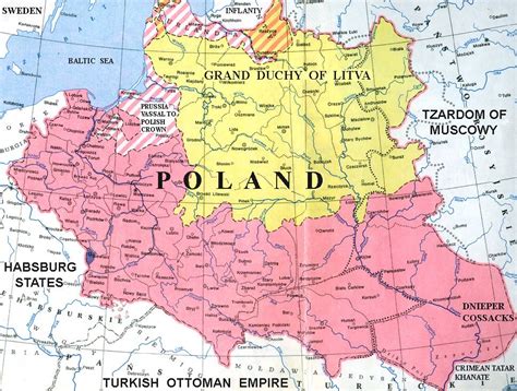 map of poland 1890