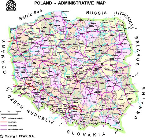 Map Of Poland Printable