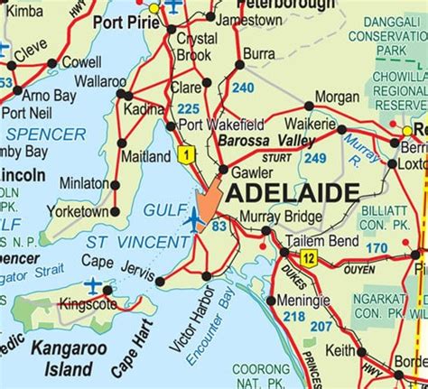 map of port adelaide south australia