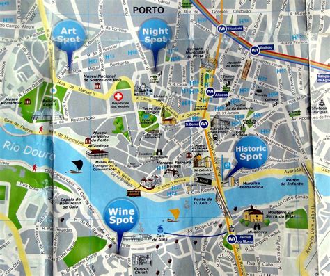 map of porto city centre