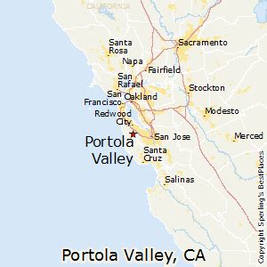 map of portola valley ca