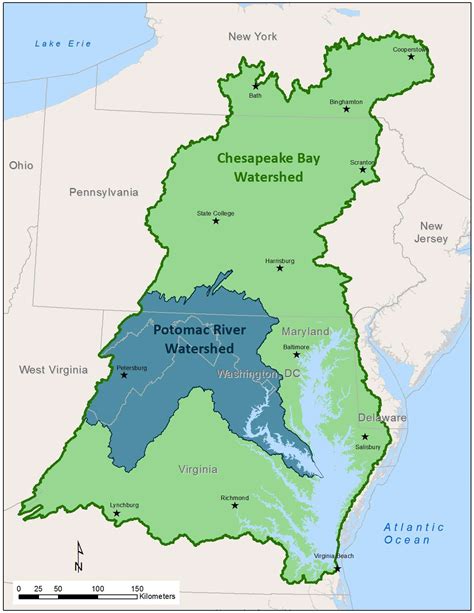 map of potomac river maryland