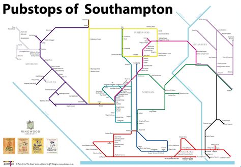 map of pubs in southampton