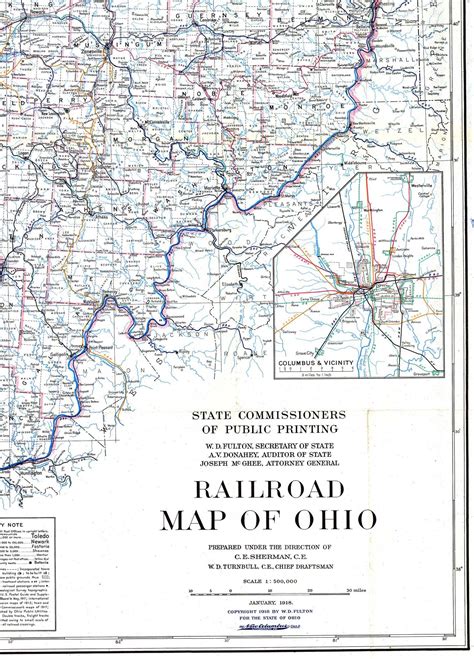 map of railroads in ohio