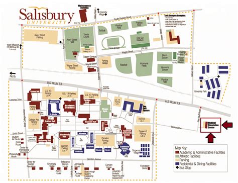 map of salisbury university