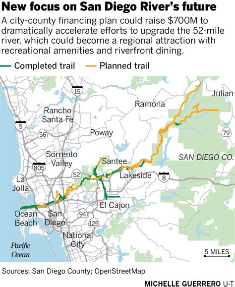 Map Of San Diego River