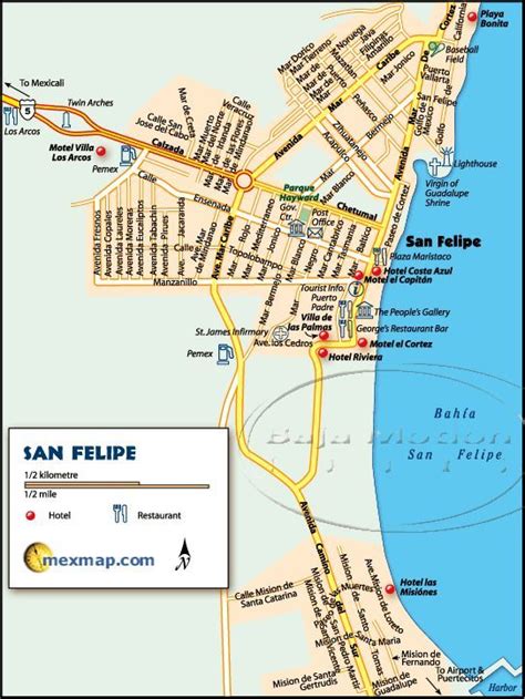map of san felipe baja california