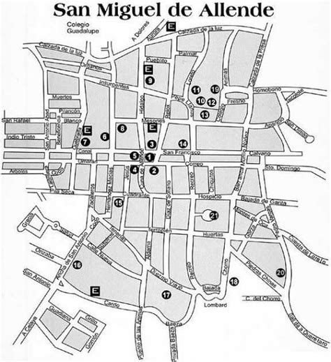 map of san miguel de allende centro
