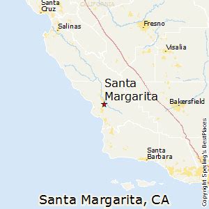 map of santa margarita ca