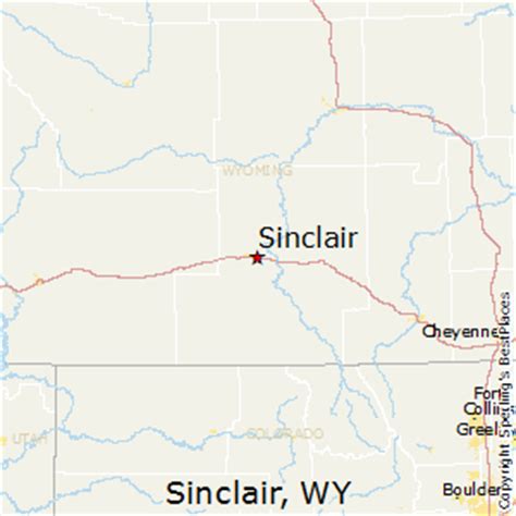 Map Of Sinclair Wyoming