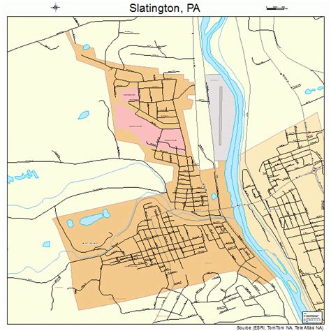 Map Of Slatington Pa