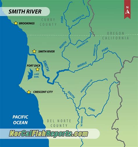 Map Of Smith River California