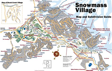 map of snowmass village lodging