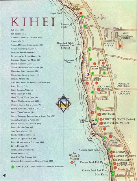 map of south kihei