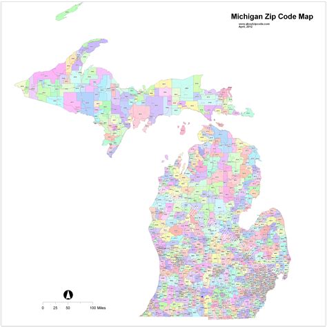 Exploring The Map Of Southeast Michigan Zip Codes