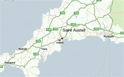 map of st austell