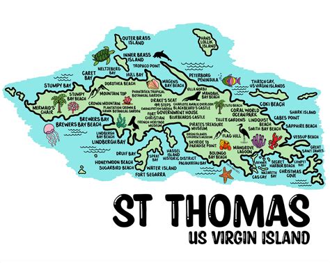 Map Of St Thomas Resorts