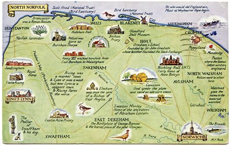 map of stately homes in norfolk