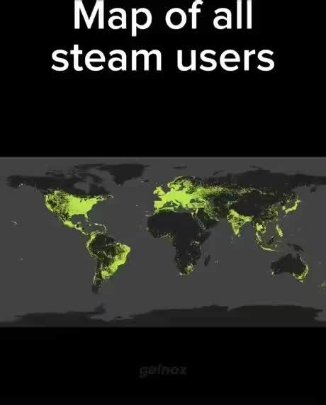 Map Of Steam Users Meme
