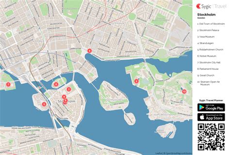 Map Of Stockholm Printable