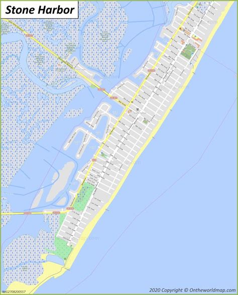 Map Of Stone Harbor Nj