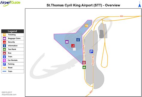 map of stt airport