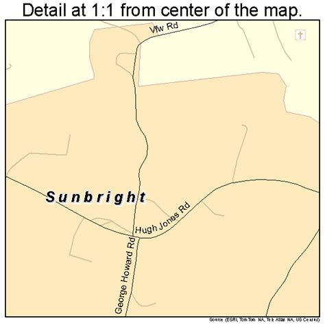 Map Of Sunbright Tennessee
