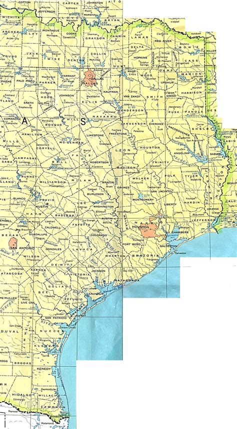 East Texas Map